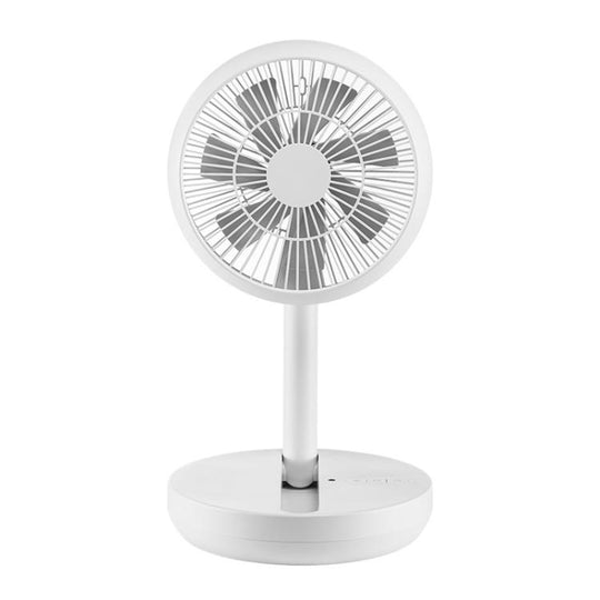 F11 Desktop Telescopic Folding Fan Outdoor Mini Portable Charging Desk Fan(White Standard)