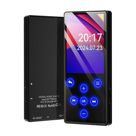 Bluetooth MP3 / MP4 Player With External Speaker Radio Music E-book Player, Memory Capacity: 8GB(Black)