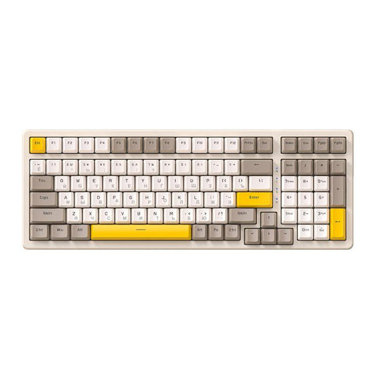 ZIYOULANG K3 MAX Russian Mechanical Keyboard Hot Swap Gasket Structure 1.5m Wired Gaming Keyboard(Cheese Red Switch)