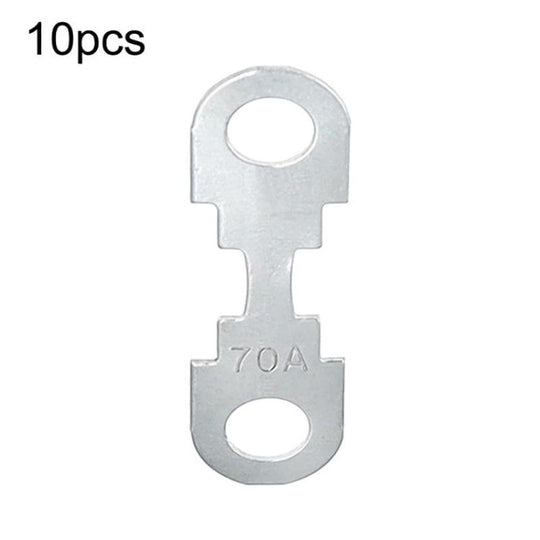 10pcs Automotive Flat Blade Fuse Bolt-Down Battery Fuse Link, Spec: 70A
