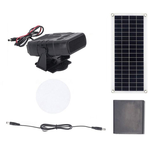 30W Portable Solar-Powered Car Heater Dual-Mode Winter Heating Device