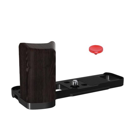 For Fujifilm X100VI Flymile Camera L-Shaped Handgrip With Cold Shoe Thumb Rest Bracket, Color: Black Ebony