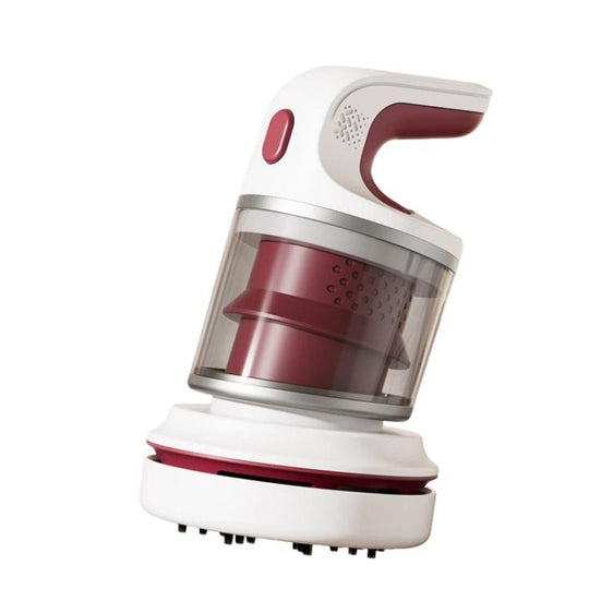 Mini Desktop Vacuum Cleaner 2-Speed USB Rechargeable, for Eraser Shavings & Keyboard Dust with Brush Nozzle(Red)