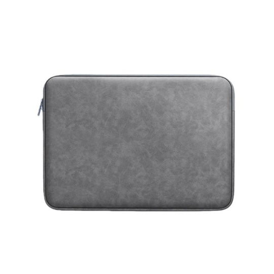 BUBM 13-inch PU Suede Laptop Sleeve Case Business Notebook & Tablet Protective Inner Bag with Soft Lining(Deep Gray)