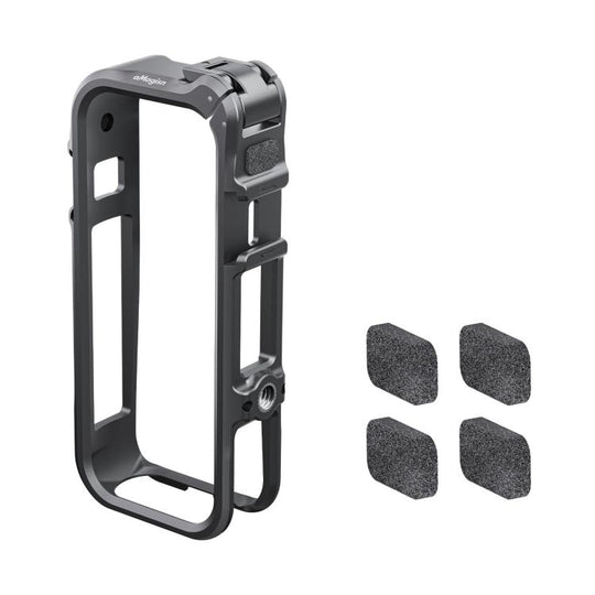 For Insta360 X4 Air AMagisn Camera Cage Plastic Expansion Frame With Windproof Foam(Black)