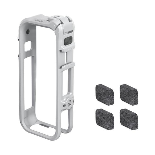 For Insta360 X4 Air AMagisn Camera Cage Plastic Expansion Frame With Windproof Foam(Gray White)