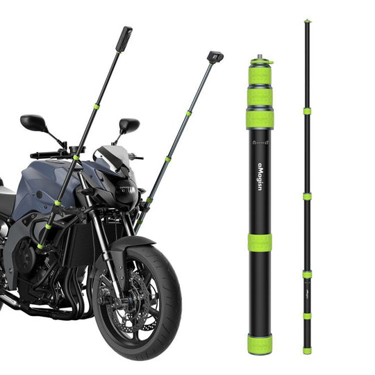aMagisn 1.1m Aluminum Telescopic Selfie Stick for Cycling Photography Camera Monopod Only Stick