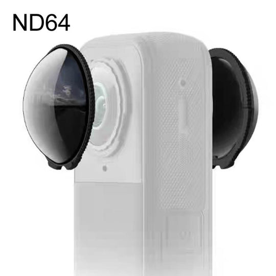 For Insta360 X5 2pcs /Box Panoramic Action Camera Filters Neutral Density Filters Glass Protective Filters, Spec: ND64