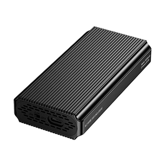 Blueendless M280U4C USB4 Portable Hard Drive Enclosure With Switch & Fan Solid-State M.2 NVMe Drive Enclosure External SSD Enclosure(Black)