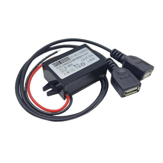 Phone Charging Buckle Module Car Power Converter, Spec: 8-58V To 5V Double USB