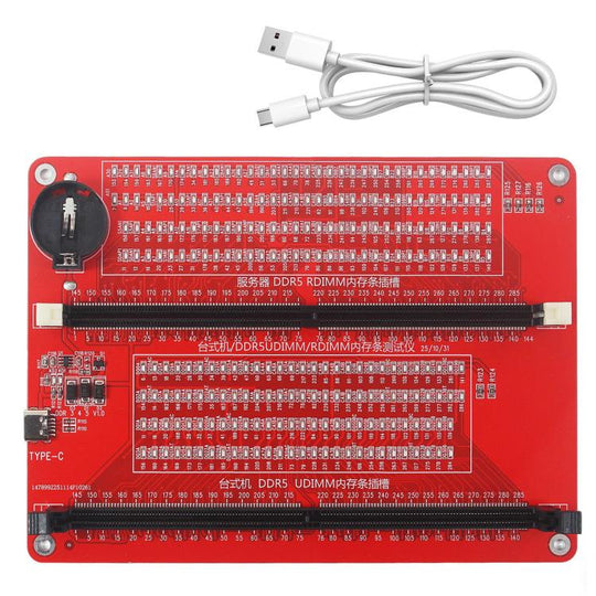 HuiMinTONG Desktop DDR5 UDIMM / RDIMM Server Memory Module Testing Tool With Indicator Light