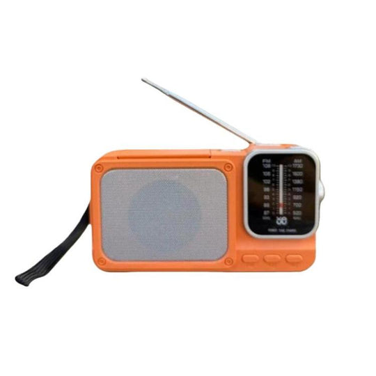 W-916 Portable Pointer Radio With Reading Light FM/AM Dual-Band Radio(Orange)