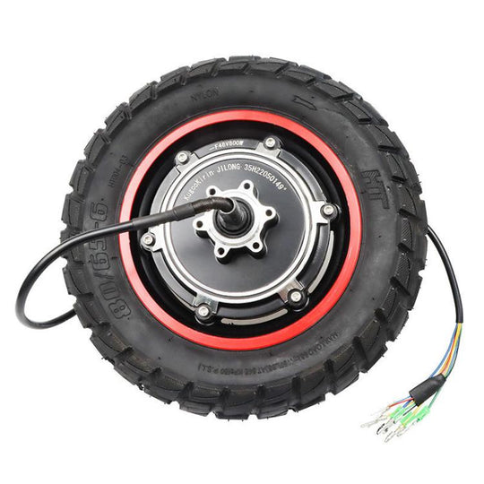 For KUGOO M4 / M4 PRO Electric Scooters Inflatable Off-Road Tire With Rear Wheel Motor Hub, Spec: 800W