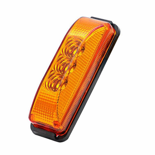MK-197 High-Brightness 3-LEDs Truck Side Light Cargo Box Signal Marker Light(Yellow)