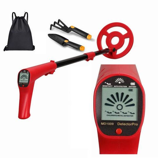 Outdoor Entertainment Children Metal Detector Toy(Red)