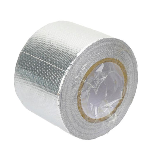 Auto Engine Intake Manifold Turbocharger Heat Insulation Aluminum Foil Tape, Spec: 5x1000cm Silver