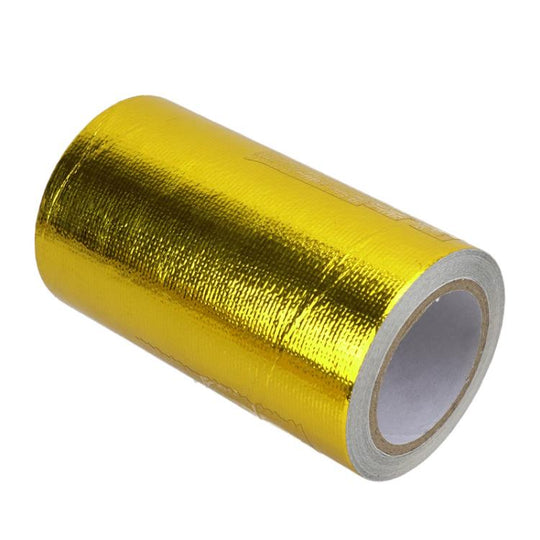 Auto Engine Intake Manifold Turbocharger Heat Insulation Aluminum Foil Tape, Spec: 10x500cm Gold