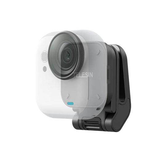 For Insta360 Go Ultra Camera TELESIN Magnetic Pivot Clip First-Person View Cap Mount Accessory(Black)