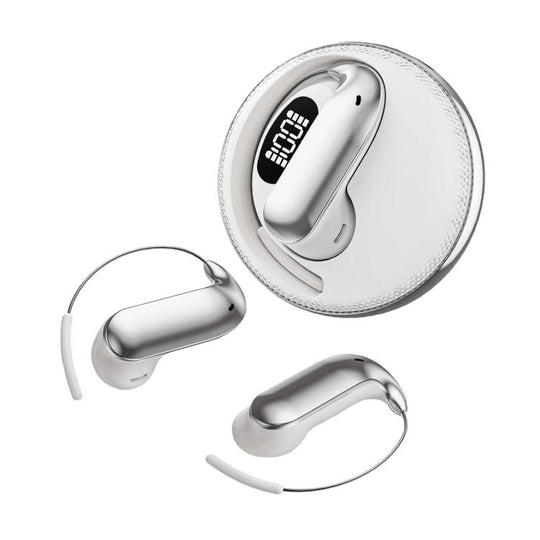 X56 156 Languages AI Smart Translation Earphones Wireless 6.0 Over-Ear Bluetooth Earphones(White)