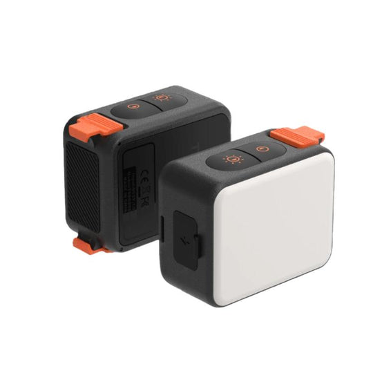 For DJI Osmo Action 6 / Nano TELESIN Magnetic Quick Release Fill Light Dual Color Temperature With 25 LEDs(Black)
