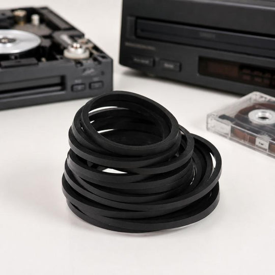 Mix Assorted Rubber Belts CD DVD Cassette Tape 20pcs 1mm Square Fold Length 35-85mm