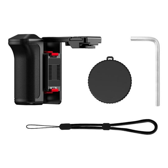 Flymile For DJI Osmo Action 5 Pro / 4 / 3 Camera Cage Handle With Magnetic Quick-Release Base(With Quick Release)