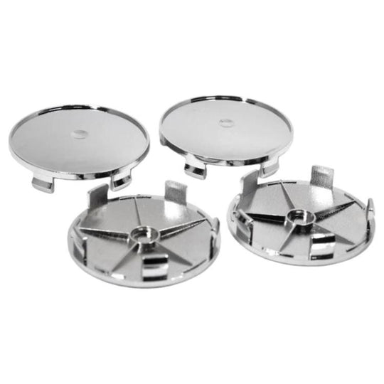 4pcs /Set 68mm Outer Diameter Blank Modified Wheel Hub Center Cap(Silver)