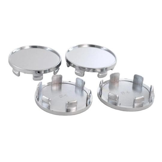 4pcs /Set Outer Diameter 54mm Inner Diameter 51mm Blank Modified Wheel Hub Center Cap(Silver)