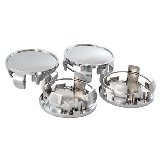 4pcs /Set 62mm Outer Diameter Blank Modified Wheel Hub Center Cap(Silver)