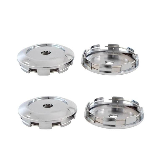 4pcs /Set 77mm Outer Diameter Blank Aftermarket Wheel Hub Center Caps(Electroplated Finish)