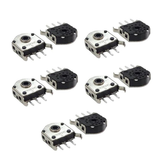 10pcs Mouse Wheel Encoder, Spec: Black Core 5mm