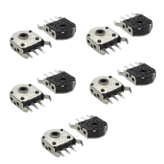 10pcs Mouse Wheel Encoder, Spec: Black Core 5.5mm