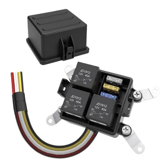 Car Pre-Wired Waterproof Fuse Relay Box Automotive Fuse Relay Holder, Spec: 24V 5-Pin