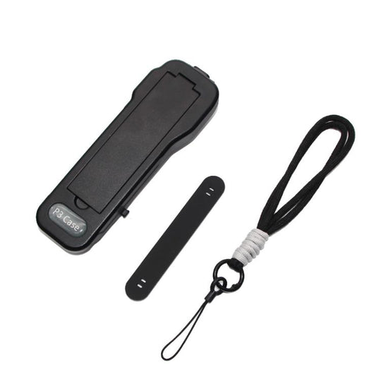 For DJI Osmo Pocket 3 Magnetic Flip Cover Case Body Lens Protector(Black)