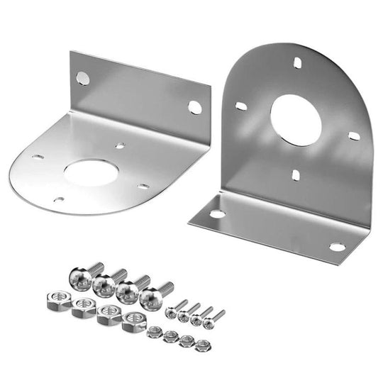 2pcs Stainless Steel LED Light Mount For Trucks Vehicle Modified Chassis Light Base