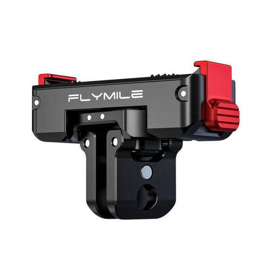 For DJI Osmo 360 / Action 3 / 4 / 5 Pro Flymile Magnetic Quick-Release Adapter Base(Aluminum Alloy)