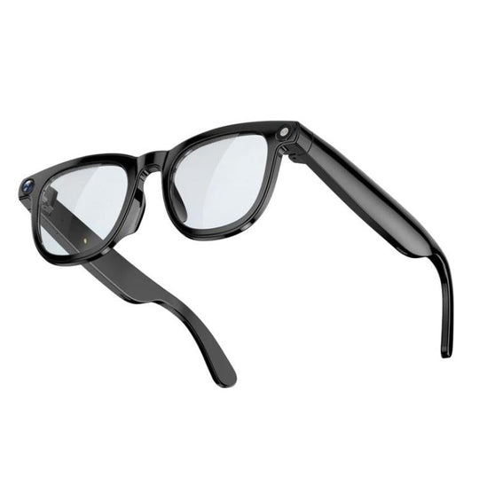 JS01 Pro Smart Glasses Support 12MP Camera, AI Translation, Human Detection, Video & Audio Recording(Transparent Anti-Blue Light Lenses)