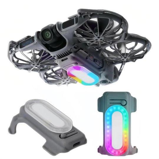 For DJI Neo 2 Drone RCSTQ Rechargeable Colorful Searchlight Raised Landing Skid