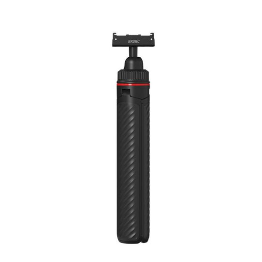 For DJI Osmo Action 6 / Nano BRDRC Extended Selfie Stick Quick-Release Tripod(Black)