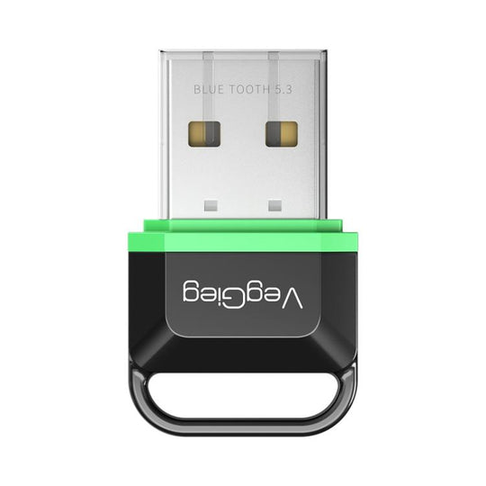 VegGieg Bluetooth 5.3 USB Adapter for Computer Headphones & Speakers - Wireless Transmitter/Receiver