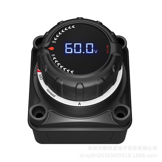 Digital Display Battery Power-off Switch for Yacht and RV Solar Energy Equipment
