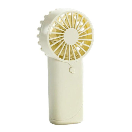 F50 Compact Mini Handheld Fan High Wind Desktop Fan For Dormitory(White)
