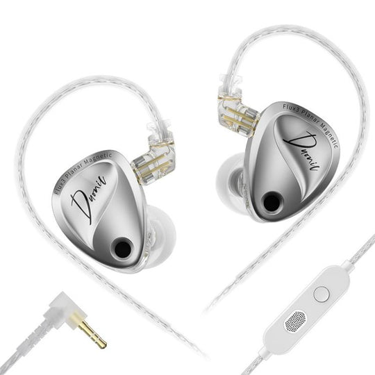KZ Duonic Dual Power Triple Magnet Planar Magnetic 1.2m Wired HiFi Earphone, Color: Original Sound 3.5mm With Mic