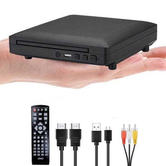Portable Home DVD/EVD/VCD High-Definition Mini Disc Player(EU Plug)
