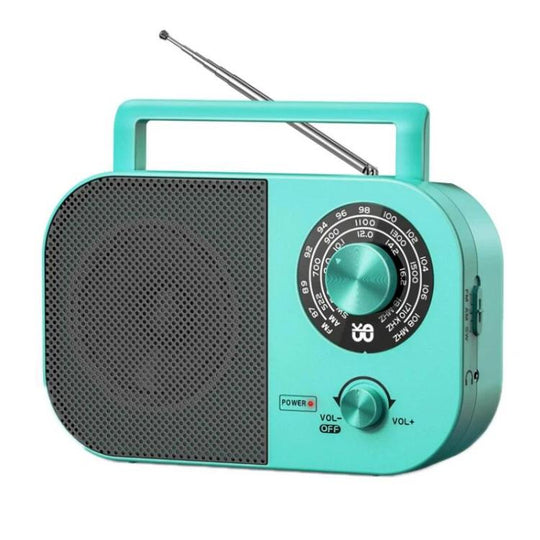 WDK Portable FM/AM/SW Tri-Band Radio, Specification: For US(Blue)