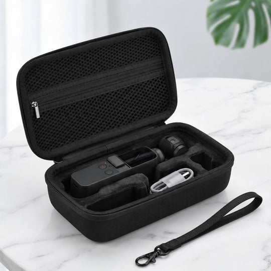 For DJI Osmo Pocket 4 BRDRC Console Storage Protective Case(Black)