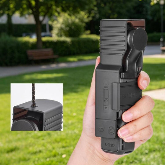 For DJI Osmo Pocket 4 / 3 BRDRC Screen Lens Cover Protective Case(Black)