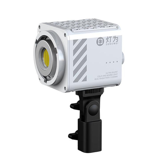 DENGWEI MT-80Bi 80W COB Video Light 2700K-6500K Bi-Color LED Continuous Output Lighting CRI 96+ Studio Light US Plug