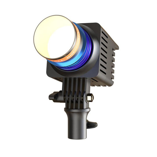 DENGWEI 50W COB LED Hair Light For Live Streaming, Bi-Color 3000K-6500K Studio Spotlight With Adjustable Focus US Plug