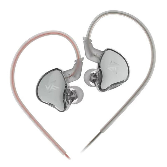 KZ-EDCX Dynamic In-Ear 1.2m Wired Earphones, Color: Gray Standard